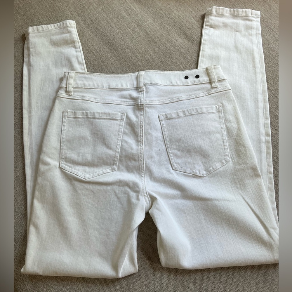 Cabi High Skinny White Denim Jeans. Women’s Size: 8. - Picture 5 of 8